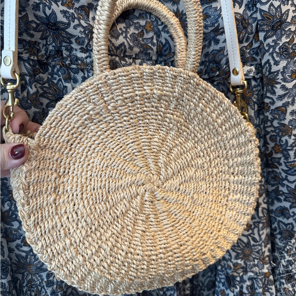 Clare V. Woven Shoulder Bag